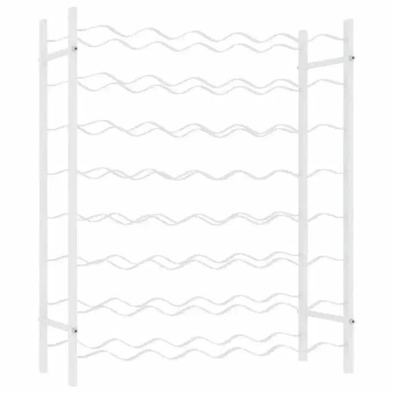 vidaXL Portabottiglie per Vino Scaffale Porta Bottiglie Organizzatore Conservazione Vino per Dispensa Cucina Metallo