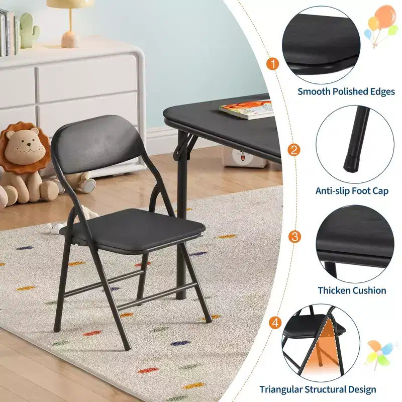 COZONY Tavolino Pieghevole per Bambini Solo per Attività, Tavolo da Gioco per Bambini Piccoli per Imparare e Fare Lavoretti in Sala Giochi, Aula