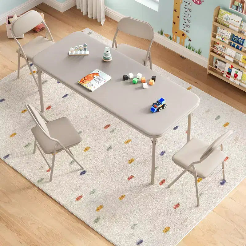 COZONY Tavolino Pieghevole per Bambini Solo per Attività, Tavolo da Gioco per Bambini Piccoli per Imparare e Fare Lavoretti in Sala Giochi, Aula
