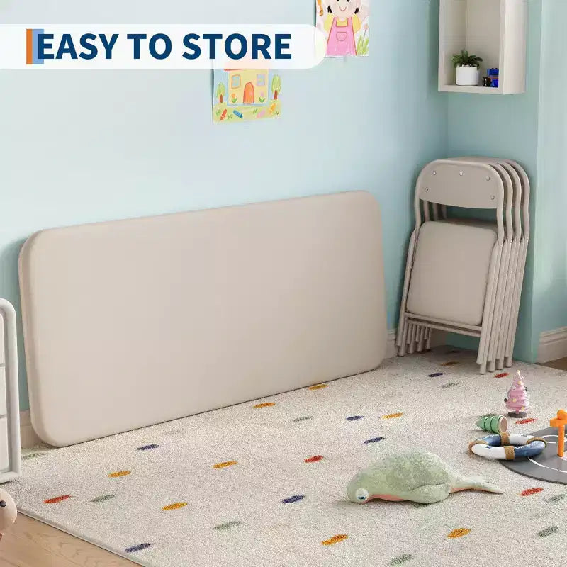 COZONY Tavolino Pieghevole per Bambini Solo per Attività, Tavolo da Gioco per Bambini Piccoli per Imparare e Fare Lavoretti in Sala Giochi, Aula