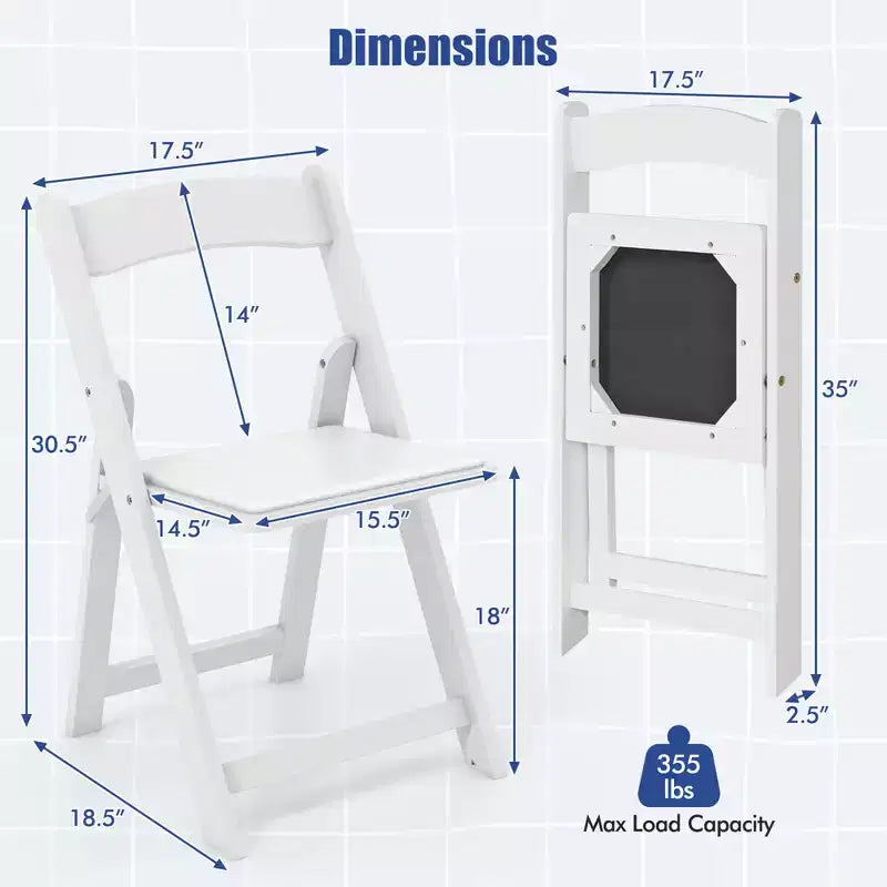 Set di 4 sedie da pranzo Costway con gambe in legno di gomma e seduta imbottita per eventi in casa o in ufficio