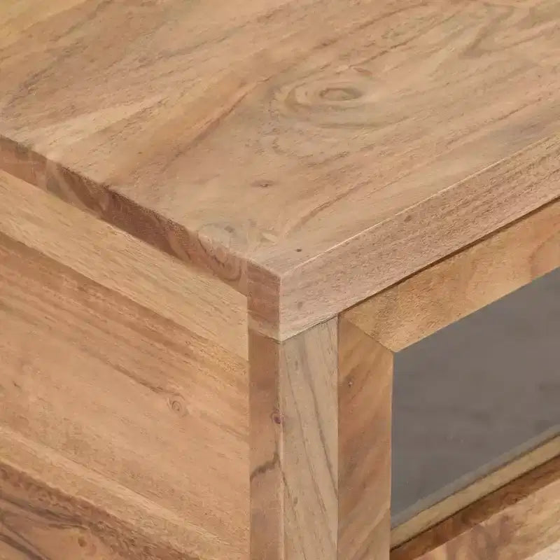 vidaXL Tavolino da caffè 90x60x40 cm in Legno Massello di Acacia