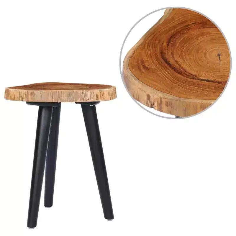 vidaXL Coffee Table 15.7x17.7 Solid Teak