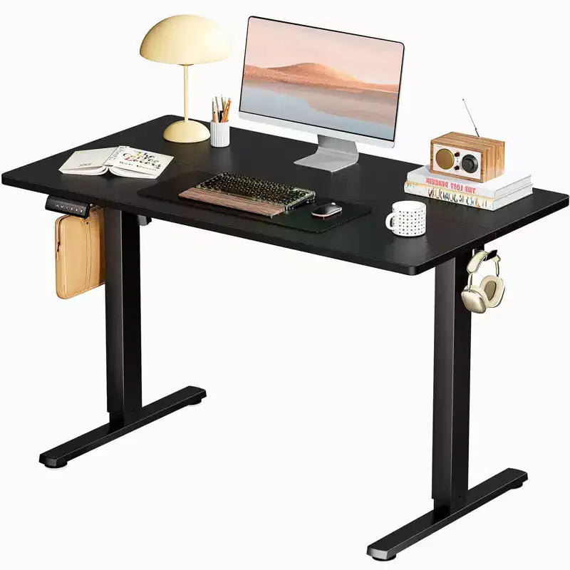 Scrivania elettrica ergonomica ad altezza regolabile (72,9-121,9 cm), display LED e motore silenzioso