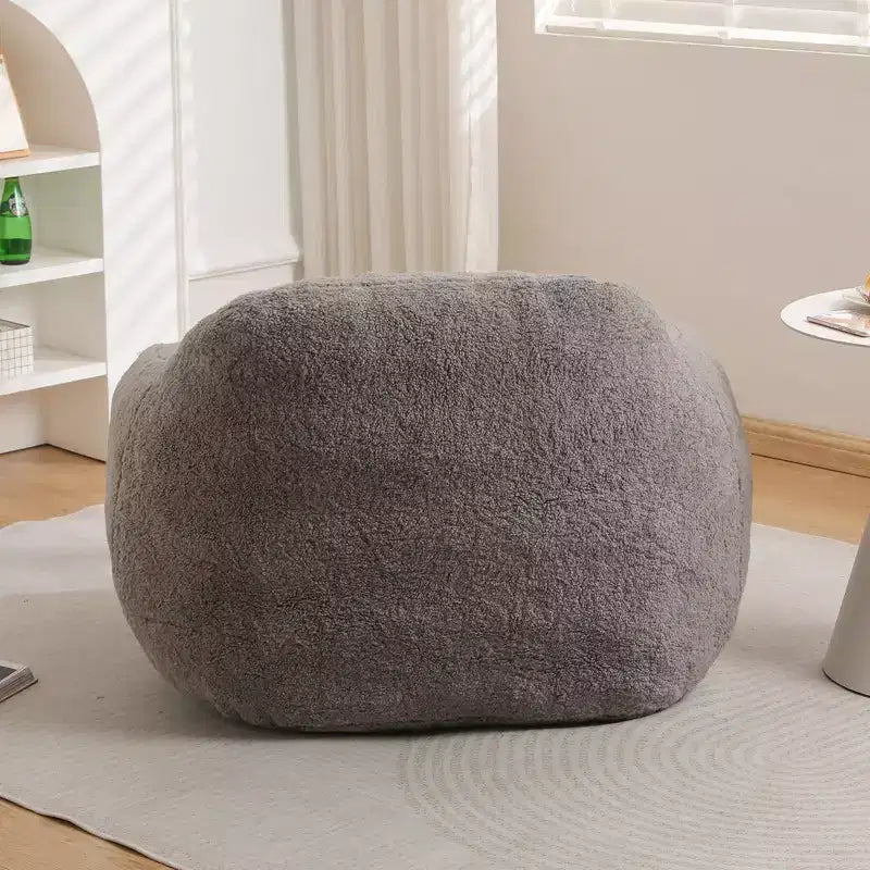 Poltrona Sacco Oversize con Braccioli e Imbottitura in Memory Foam – Sedia da Terra per Soggiorno