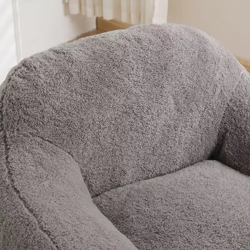 Poltrona Sacco Oversize con Braccioli e Imbottitura in Memory Foam – Sedia da Terra per Soggiorno