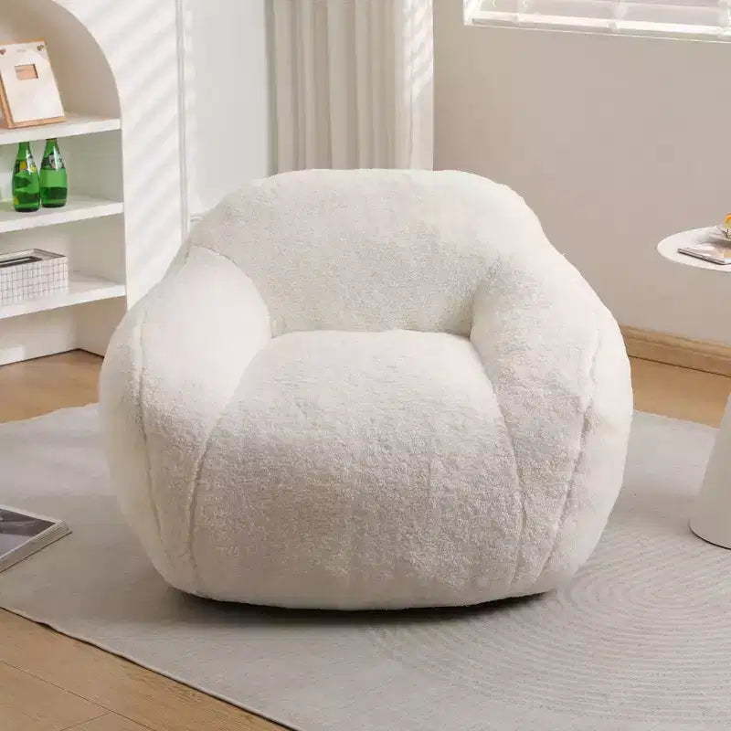 Poltrona Sacco Oversize con Braccioli e Imbottitura in Memory Foam – Sedia da Terra per Soggiorno
