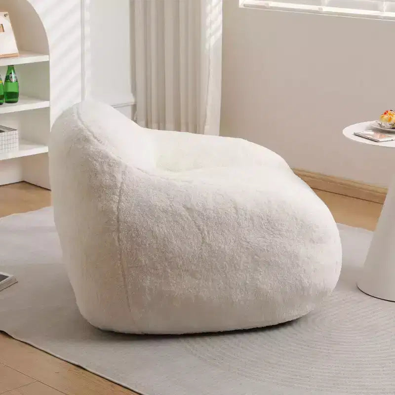 Poltrona Sacco Oversize con Braccioli e Imbottitura in Memory Foam – Sedia da Terra per Soggiorno