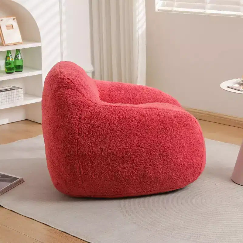 Poltrona Sacco Oversize con Braccioli e Imbottitura in Memory Foam – Sedia da Terra per Soggiorno