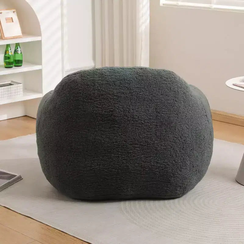 Poltrona Sacco Oversize con Braccioli e Imbottitura in Memory Foam – Sedia da Terra per Soggiorno