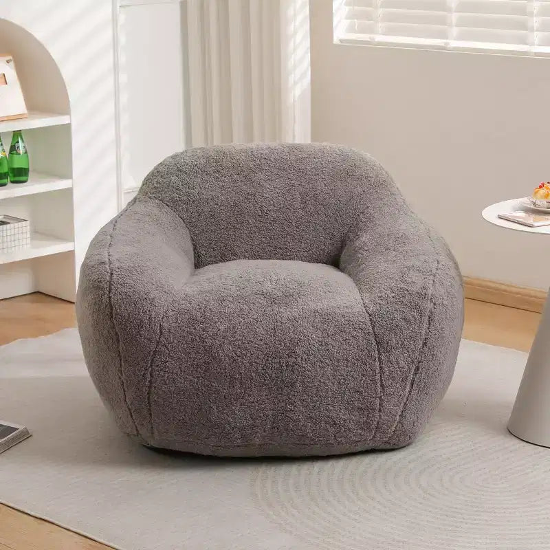 Poltrona Sacco Oversize con Braccioli e Imbottitura in Memory Foam – Sedia da Terra per Soggiorno
