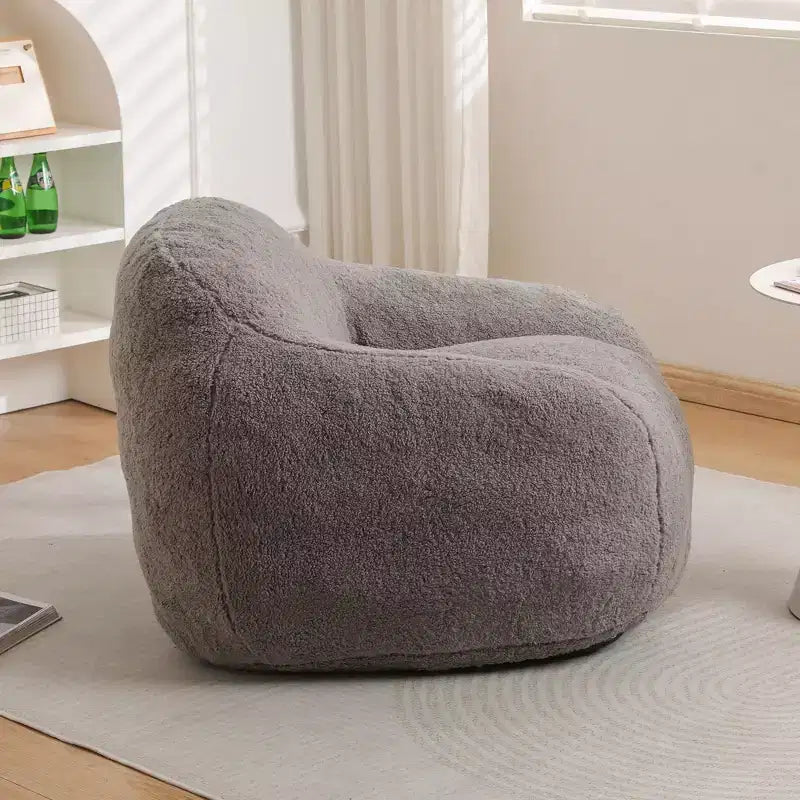 Poltrona Sacco Oversize con Braccioli e Imbottitura in Memory Foam – Sedia da Terra per Soggiorno