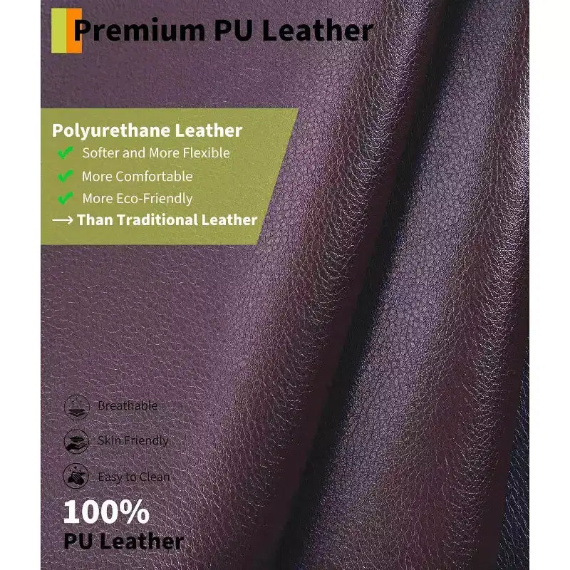 Poltrona reclinabile oversize - Poltrona reclinabile manuale in pelle PU per adulti, comoda poltrona reclinabile con braccioli e schienale imbottiti, tasca laterale, divano singolo
