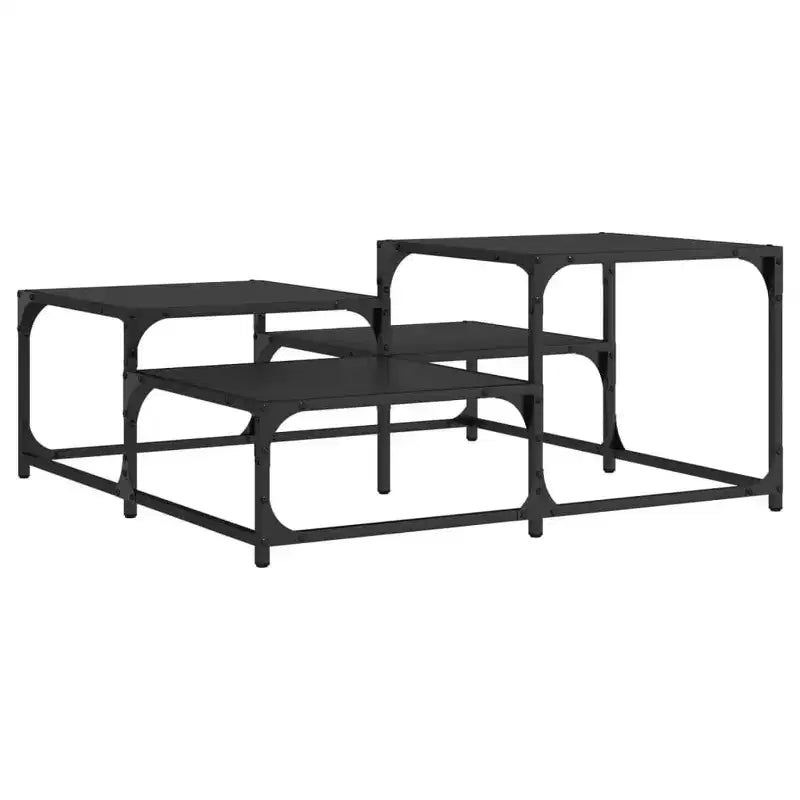 vidaXL Coffee Table Accent Sofa Center End Desk Furniture Engineered Wood