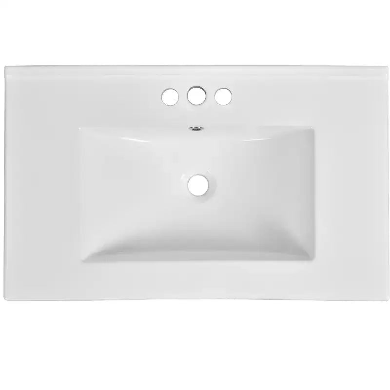 Mobile bagno 76 cm con lavabo, Mobiletto bagno con cassetti, Mobiletto bagno con lavabo singolo e ante con chiusura ammortizzata