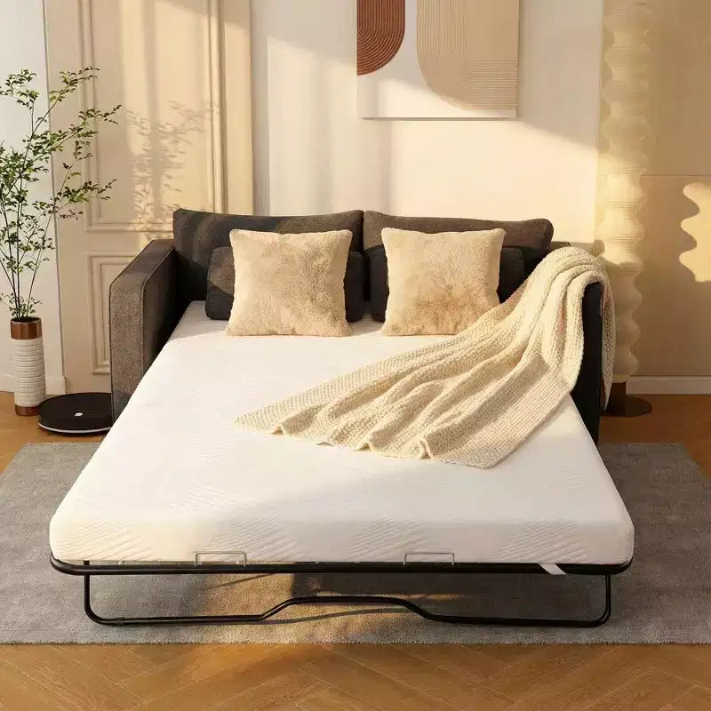 Dyonery 4 Gel Memory Foam Sofa Bed Mattress Replacement, Sleeper Sofa Mattress with Washable Cover for Pull-Out Couch, CertiPUR-US