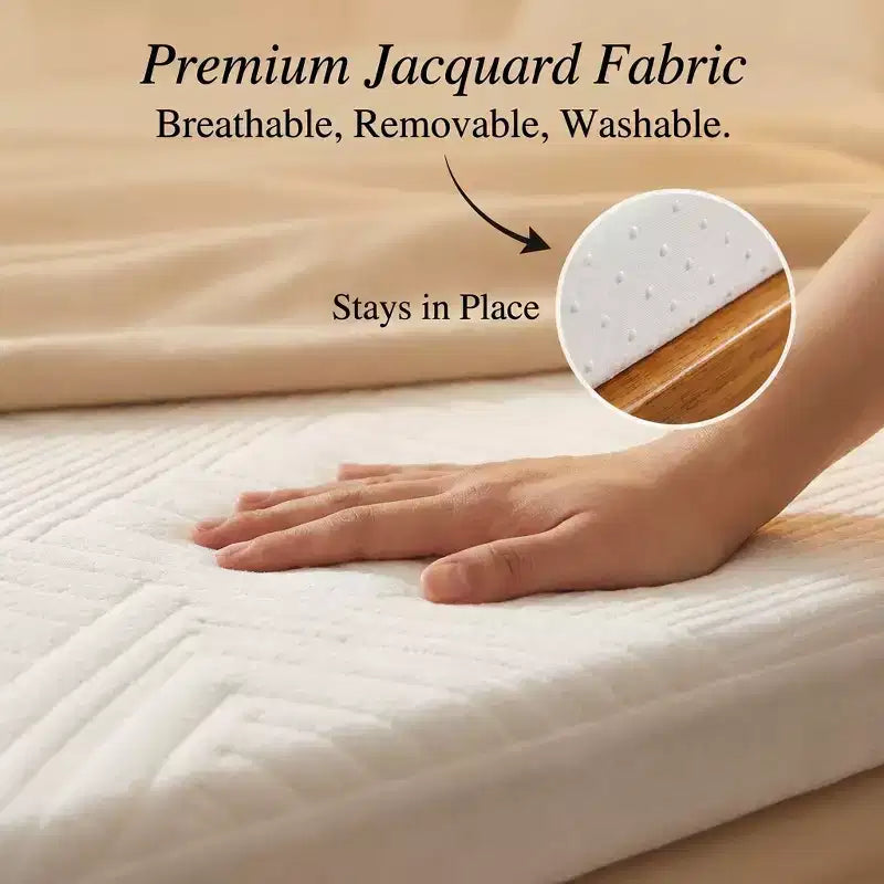 Dyonery 4 Gel Memory Foam Materasso di Ricambio per Divano Letto, Materasso per Divano Letto Estraibile con Fodera Lavabile, CertiPUR-US
