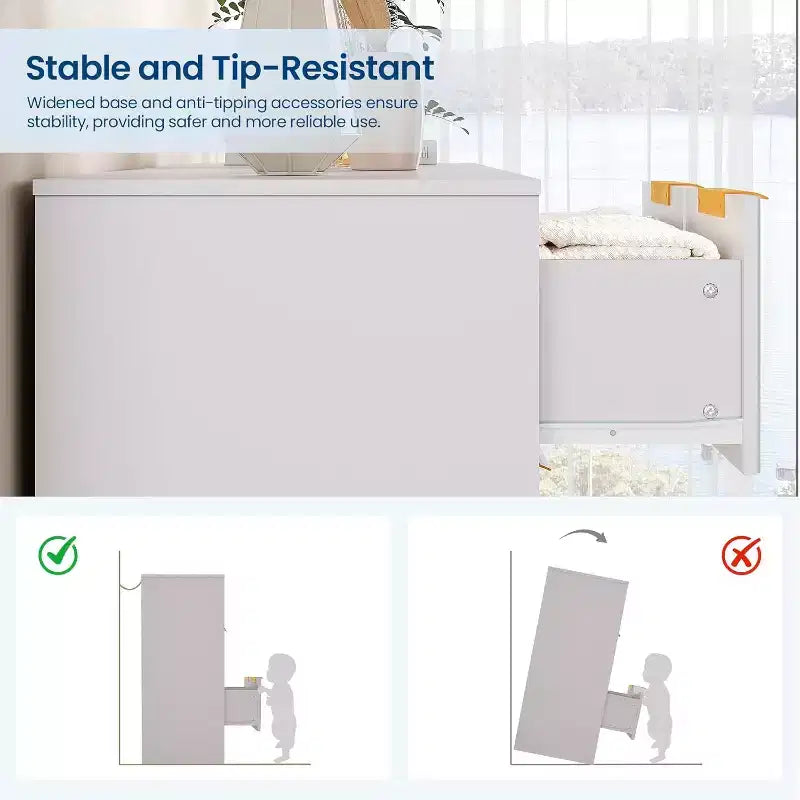 Cassettiera Acekool a 10 cassetti scanalati con maniglie dorate, organizer moderno lungo, contenitore elegante per camera da letto, soggiorno, ingresso