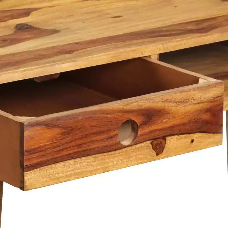 vidaXL Scrivania 110x55x76 cm Legno Massello di Acacia