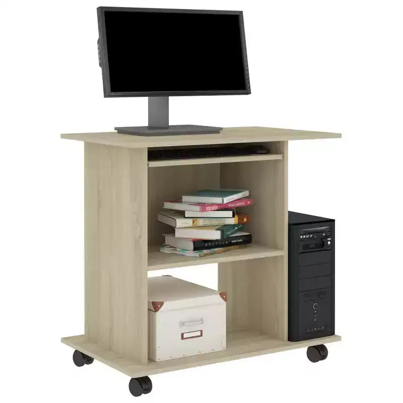 vidaXL Scrivania per Computer Scrivania Gaming Tavolo da Ufficio con Ripiano in Legno Ingegnerizzato