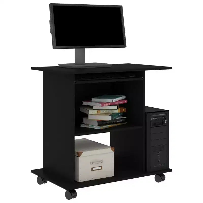 vidaXL Scrivania per Computer Scrivania Gaming Tavolo da Ufficio con Ripiano in Legno Ingegnerizzato