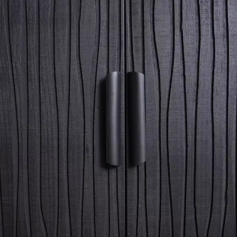 GDFStudio Yume 59 Mobile Contenitore Moderno in Legno con 4 Ante e 2 Ripiani Regolabili