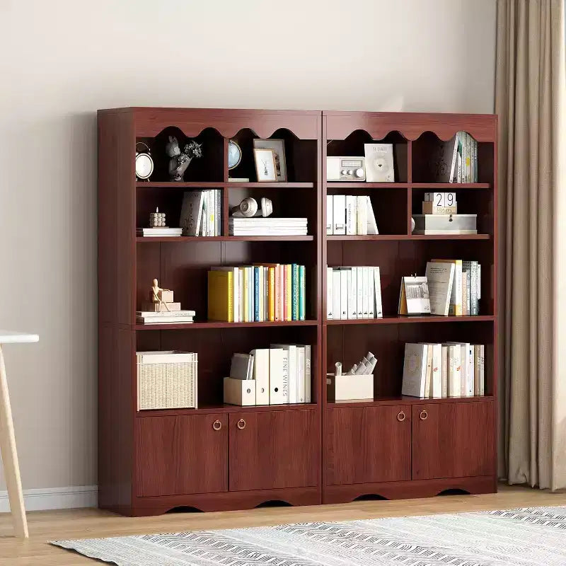 Libreria a 5 Ripiani in Legno, Scaffale per Esposizione Alto 160 cm, Libreria Autoportante, per Casa, Ufficio, Studio, Cucina