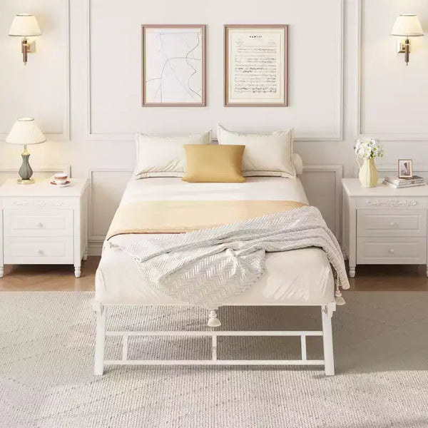 Struttura letto estraibile singola COZONY con rotelle bloccabili, design a scomparsa, supporto a doghe in acciaio, piattaforma letto silenziosa, soluzione salvaspazio