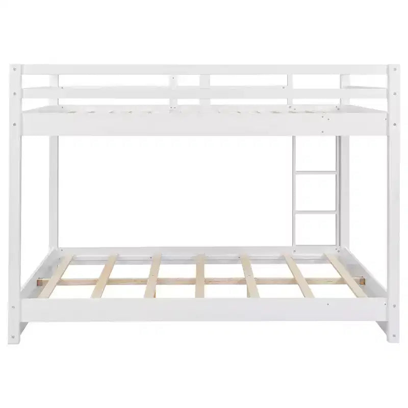 Luxystar Letto a Castello in Legno Queen Size con Letto Estraibile per la Stanza dei Bambini e l'Appartamento
