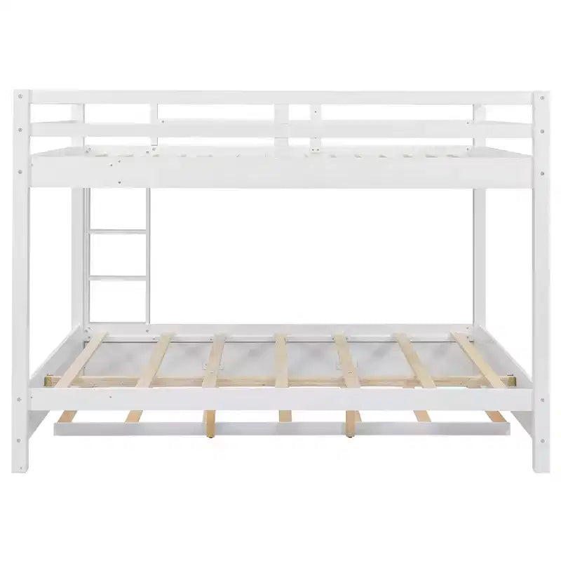 Luxystar Letto a Castello in Legno Queen Size con Letto Estraibile per la Stanza dei Bambini e l'Appartamento