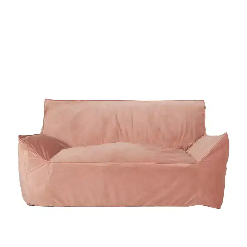 Poltrona Sacco Oversize in Ciniglia con Braccioli – Comodo Divano da Pavimento per Soggiorno