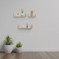 14 Maple Floating Shelf C invisible-bracket wood wall mount, perfect bathroom/bedroom/kitchen dcor or book/plant display, easy install.