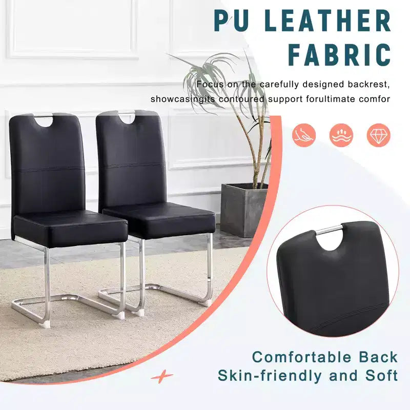 MAYEERTY Set di 4 Sedie da Pranzo Spesse con Comfort Ergonomico per Casa e Ufficio