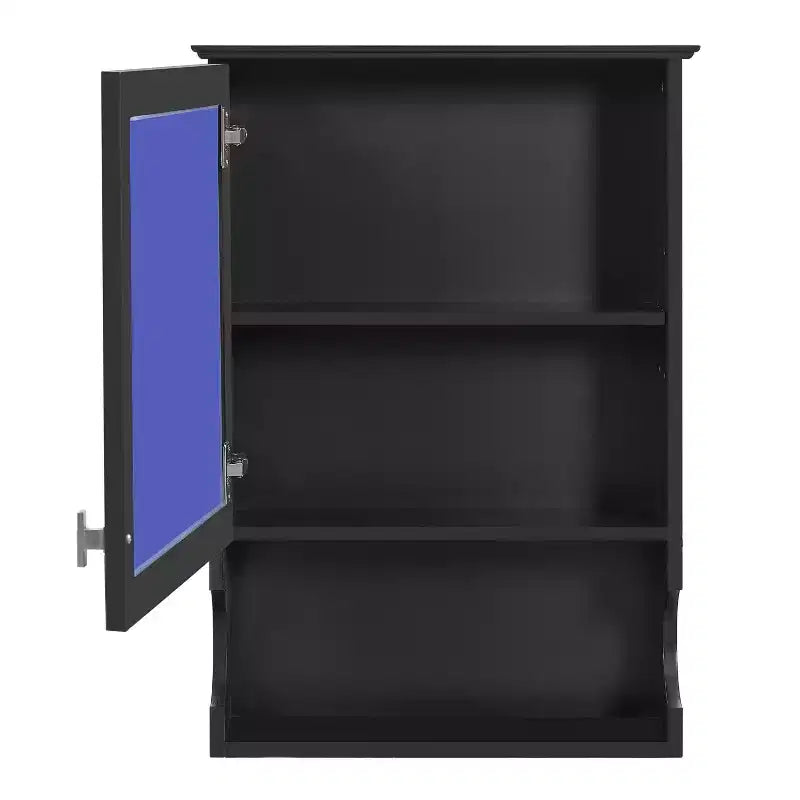 CASAINC Mobile da Bagno Sospeso da 20 con Specchio e Anta Contenitore