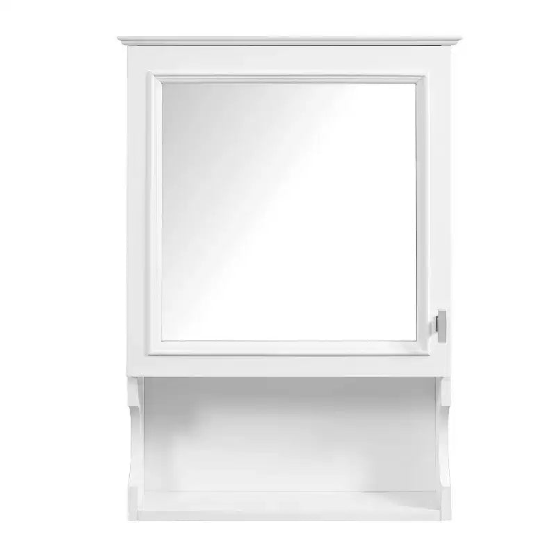CASAINC Mobile da Bagno Sospeso da 20 con Specchio e Anta Contenitore