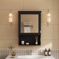 CASAINC 20 Wall Mounted Bathroom Cabinet with Mirror & Storage Door