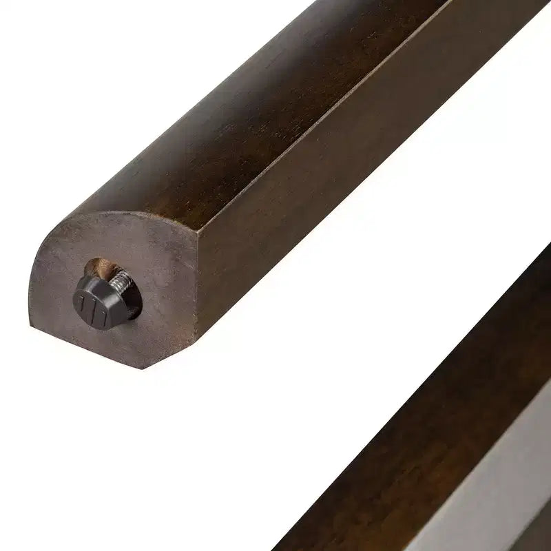 GDFStudio Francis 52 Tavolo Consolle Rustico con Angoli Curvi e Cassetti Nascosti