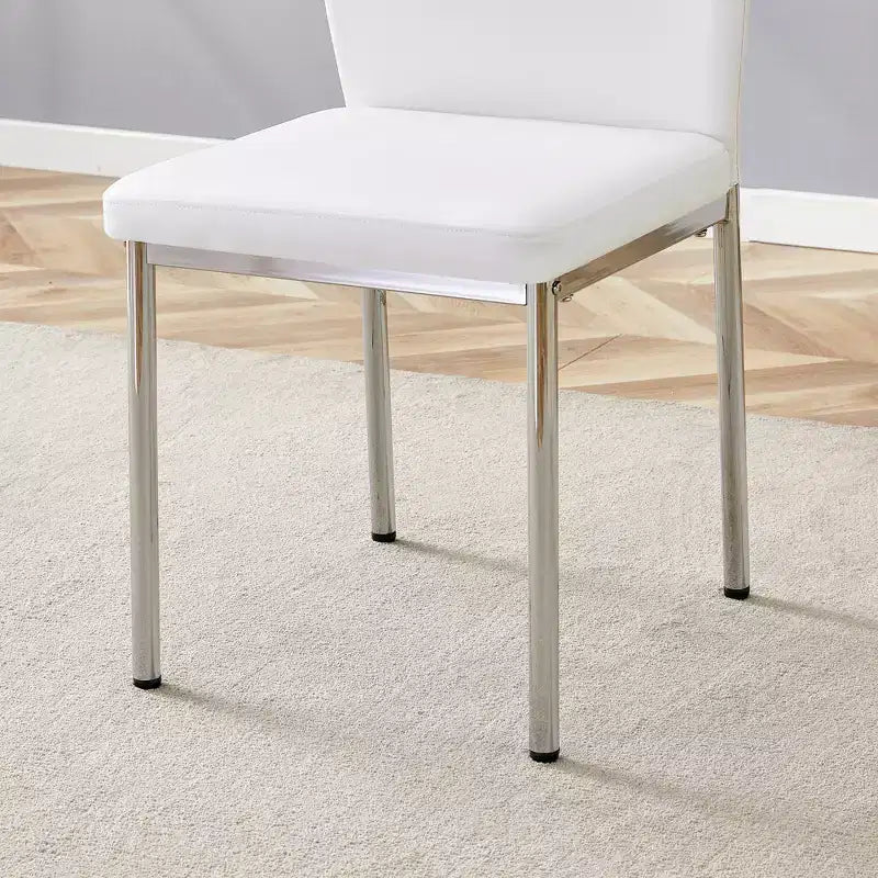 Panca moderna da pranzo MAYEERTY in lino trapuntato, con gambe in legno di caucciù nere