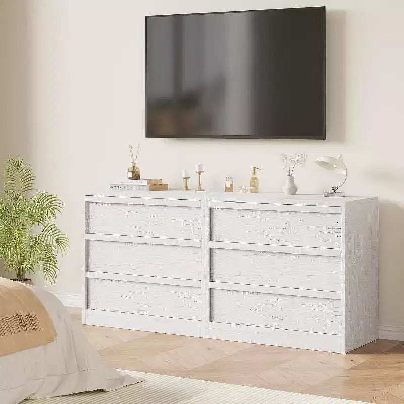 Comò alto moderno a 4 cassetti, mobile contenitore in stile metà secolo per camera da letto, soggiorno e ingresso