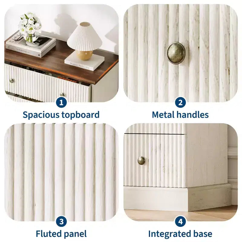 Cassettiera alta a 5 cassetti per camera da letto, cassettiera verticale scanalata, cassettiera in legno con maniglie, cassettiera salvaspazio per appartamento o camera degli ospiti