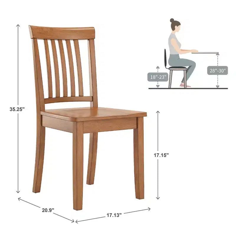 Sedie da pranzo Lexington Mission Back Wood (set di 2) - iNSPIREQ