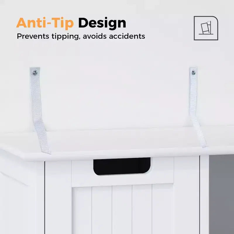 JIONJOY Mobiletto portaoggetti a 4 cassetti con ripiano aperto, Armadietto da terra in legno per ingresso, bagno, camera da letto e soggiorno