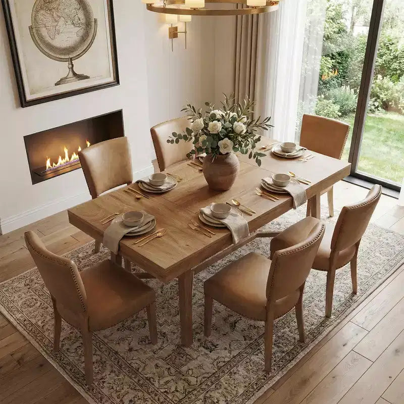 MAYEERTY Tavolo da pranzo rustico da fattoria da 70,9 pollici, tavolo da cucina per 6-8 persone, tavolo in MDF con capacità di 300 libbre, multifunzionale per uso domestico, ufficio e conferenze