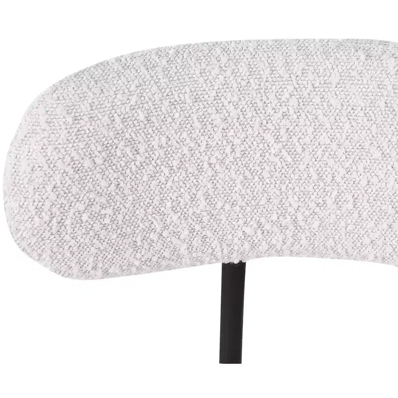 Sgabello in Tessuto Bouclé Beacon di Meridian Furniture, Set da 2