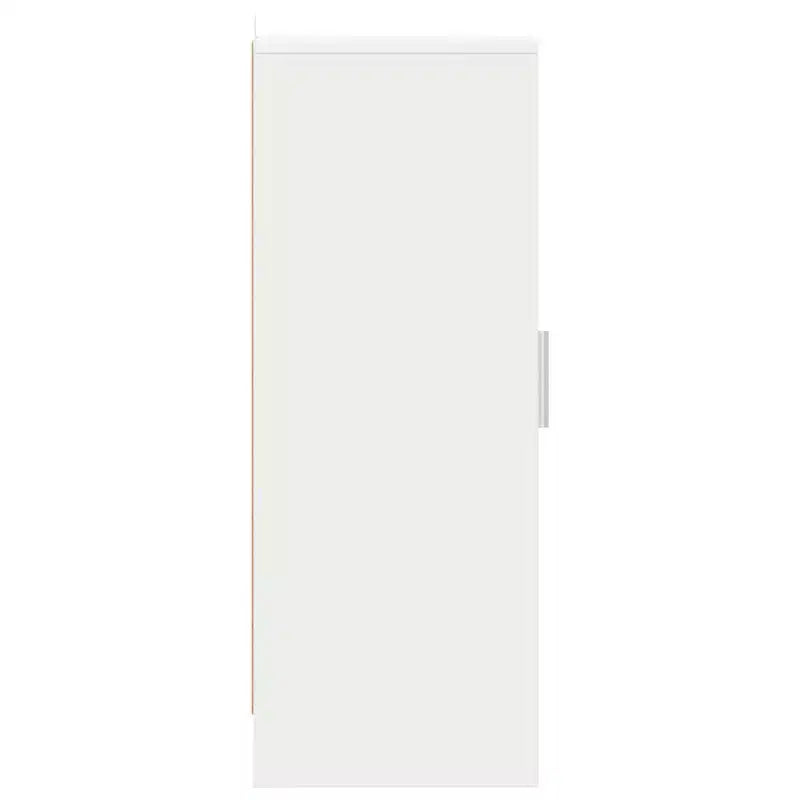 vidaXL Scarpiera Bianca in Legno Ingegnerizzato Scarpiera Compatta
