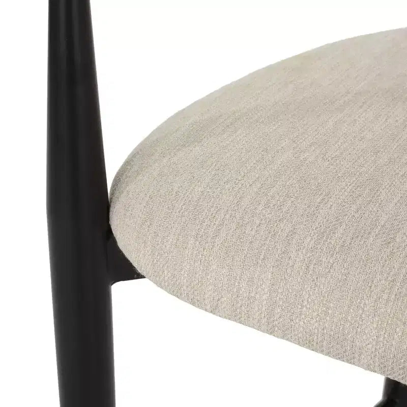 Christopher Knight Home Set di 2 sgabelli da bar Elmore da 76 cm Beige/Nero/Oro
