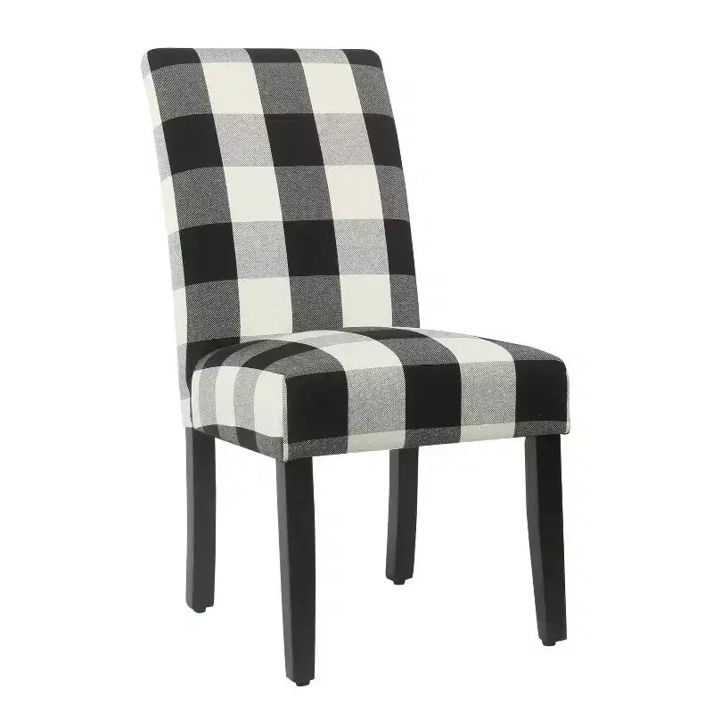 Set di 2 sedie da pranzo Parsons nere - HomePop