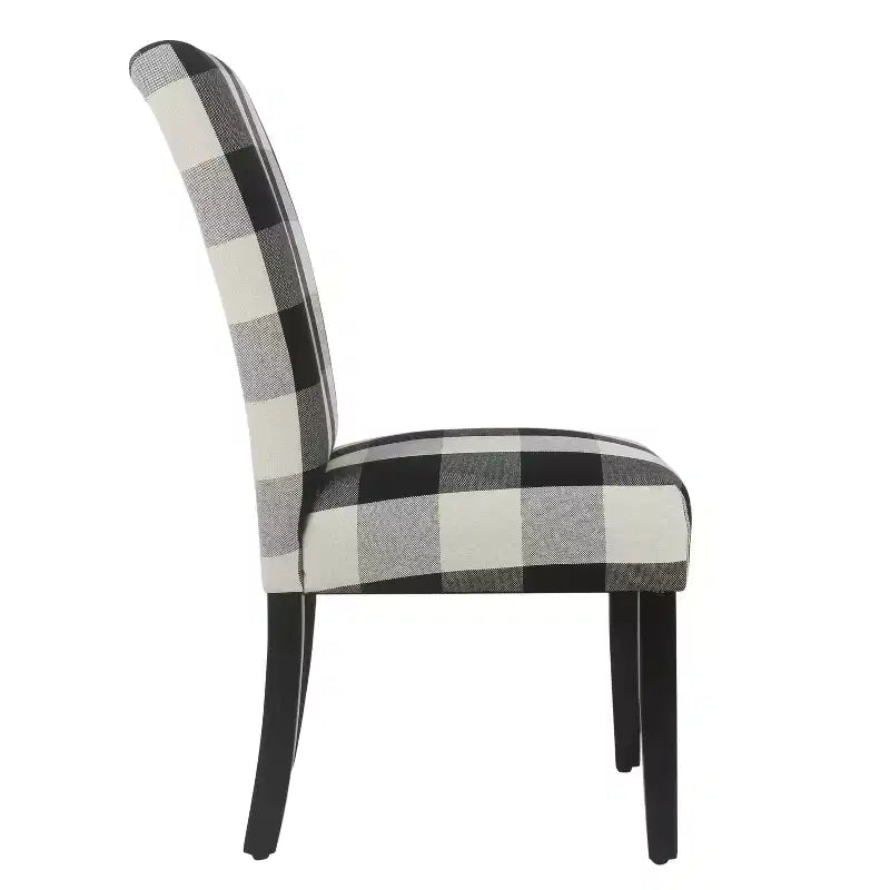 Set di 2 sedie da pranzo Parsons nere - HomePop