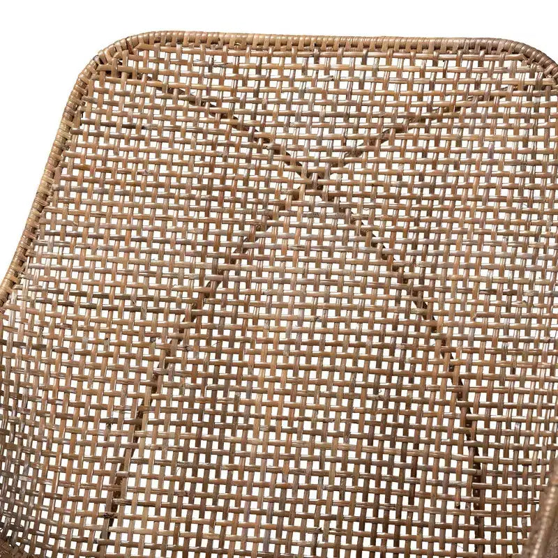 Sedia da pranzo in rattan e metallo ballerina bali & pari: Realizzata a mano, design bohémien