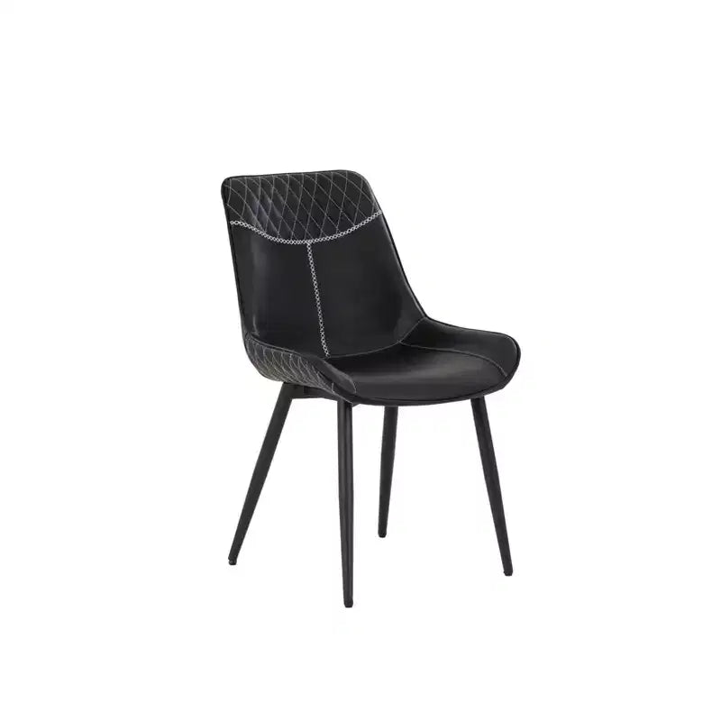 Set di 2 sedie da pranzo Linon Elder nere